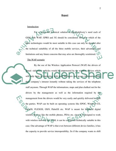 A Successful Technical Solution to Speed-Deliverys