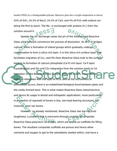 Surface Transformations of Bio-Glass 45S5 during Scaffold Synthesis