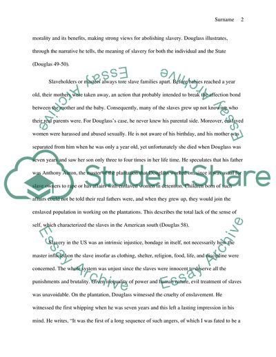 Writers Taking Risks: Fredrick Douglass