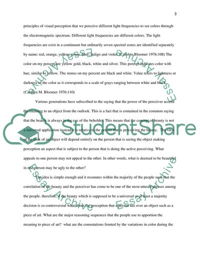 Perception and Meaning