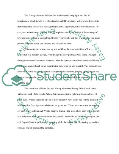 Peter pan and mary poppins