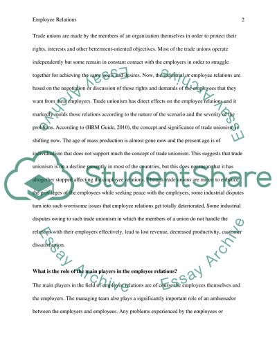 Importance of Employee Relations