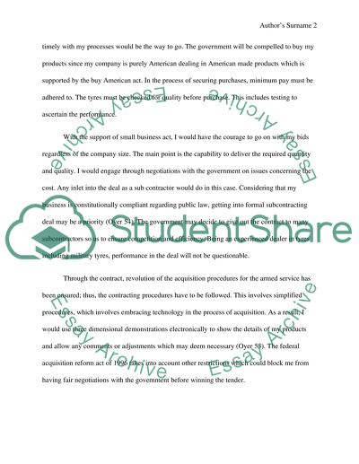 CMG401 MOD 1 SLP: Government Contracting Principles