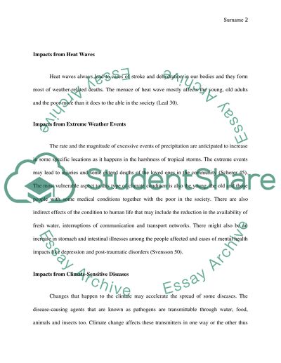 Issue Paper (Global warming)