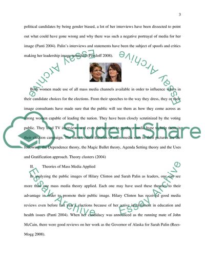 Application of Mass Media Theories