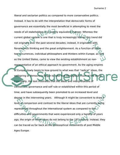 The State of the International System