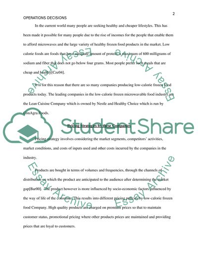 Low-Calorie Frozen Microwavable Food Companies