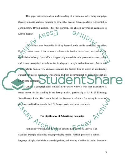 Semiotic Analysis is Lanvin Paris