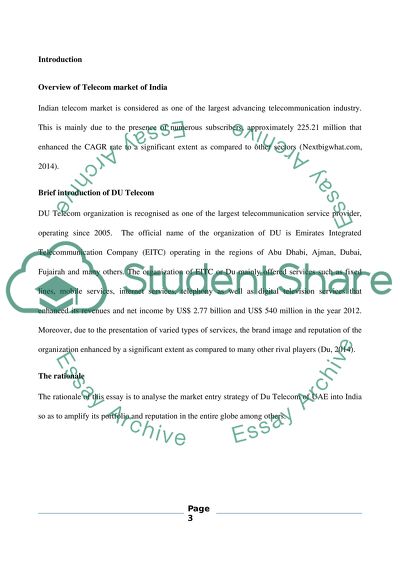 International Marketing in India