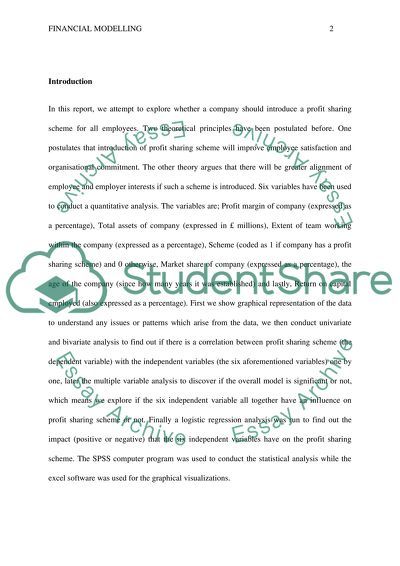 Financial Modeling: Statistical Package for the Social Sciences