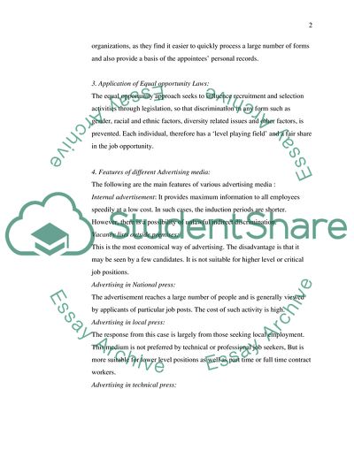 Recruit, Select and Induct Staff