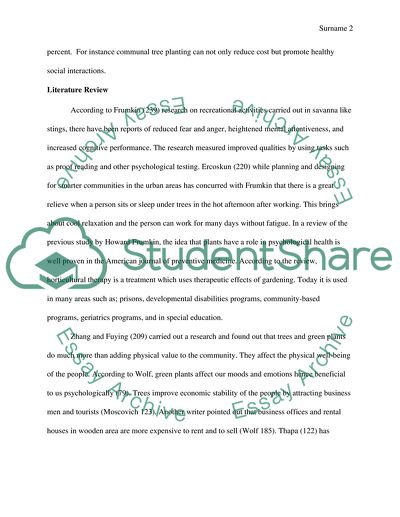 How Trees and Plants Make Humans Healthy and Wealthy