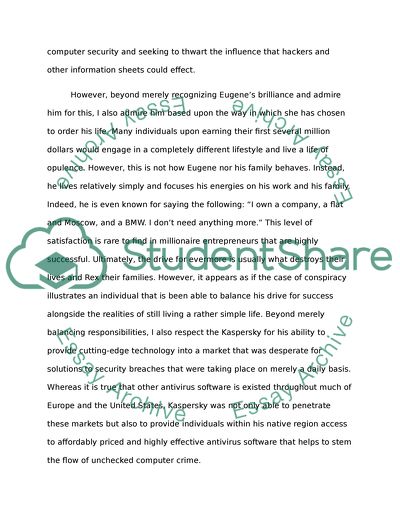 Aspects of a Real Professional