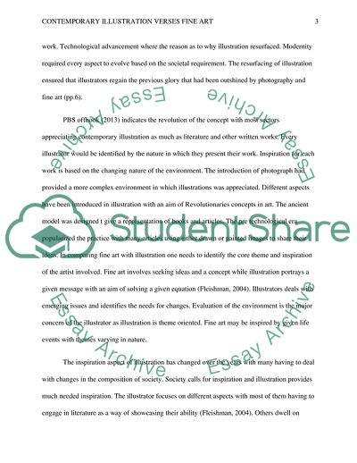 Contemporary Illustration Versus Fine Art