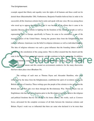 Enlightenment in American Literature