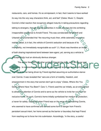 Where Are You Going, Where Have You Been