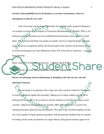 How Much Difference Does Ethnicity Really Make