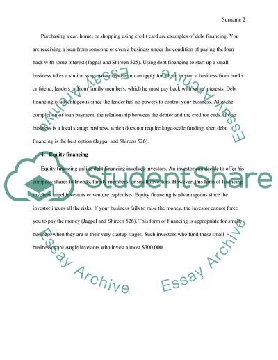 Marketing in search engines and financing