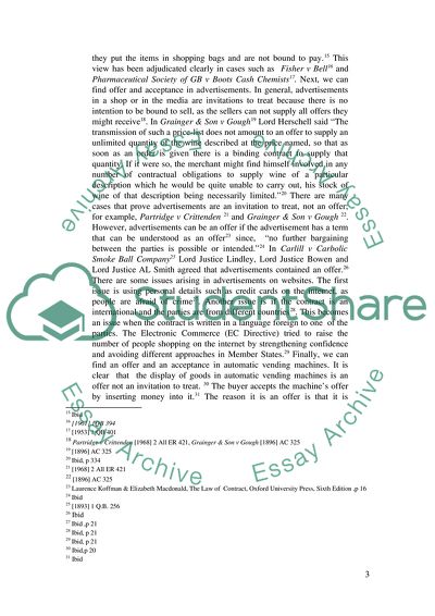 Special Nuances of E-Commerce Law