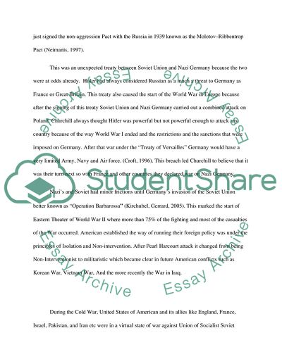 20th Century in the Light of International Relations