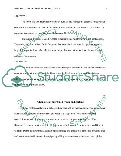 Information Technology Architectures