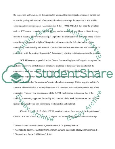 Callow Construction Limited Problem Question