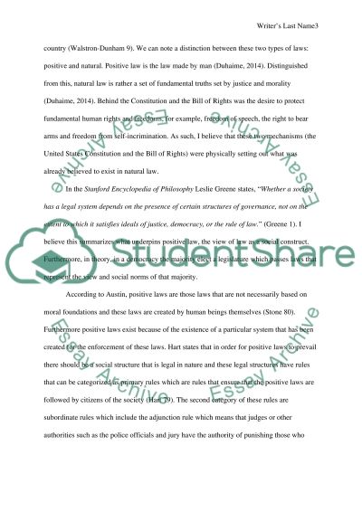 Civil law essay