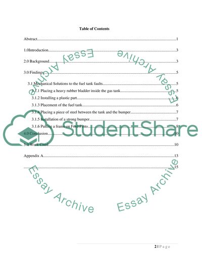 Ford Pinto: What could have been an easier way to protect the fuel tank