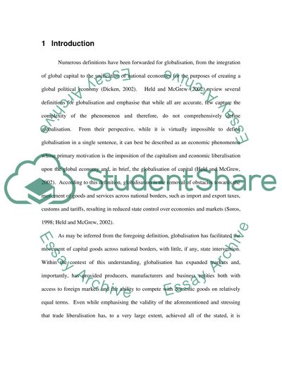 Effect of environmental regulations on trade