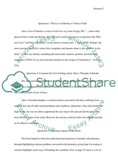 Love Still Alice Analysis