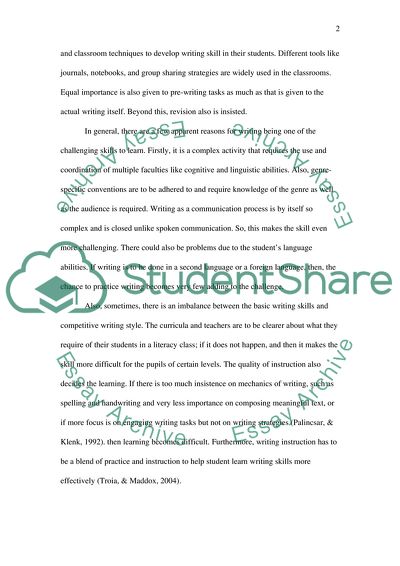 Literacy Development in British Schoolchildren