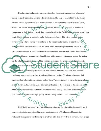 Marketing Mix: ElBulli Case Study