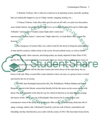 Violence in the Movies