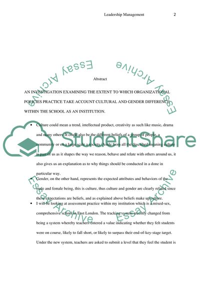 Leadership Management