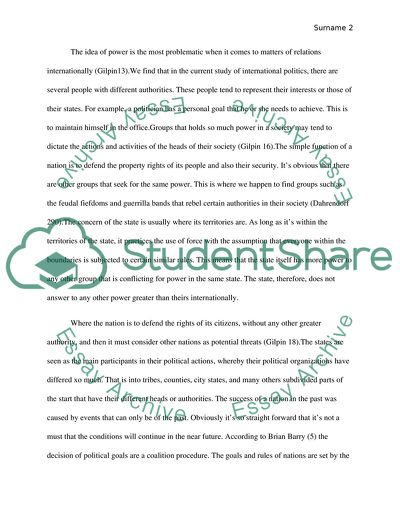 The Studying of International Politics