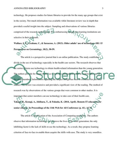 Elder Adults and New Technology