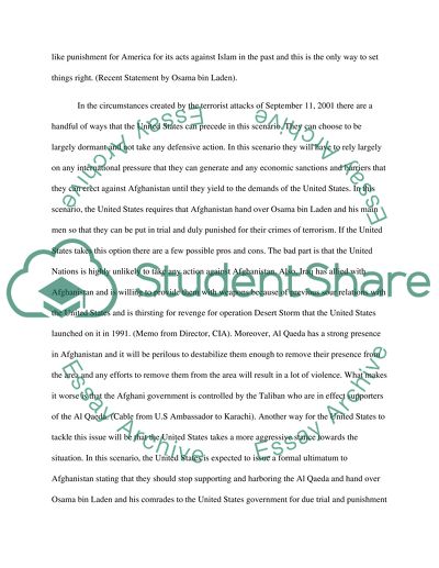 An Exercise in Dealing with 9/11