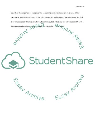 Prediction of Future Behavior of Cash Flows