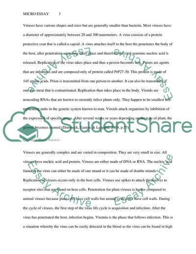 A Virus as an Agent That Is Infectious