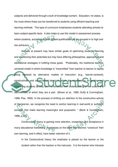 Instruction and Student Learning Issues