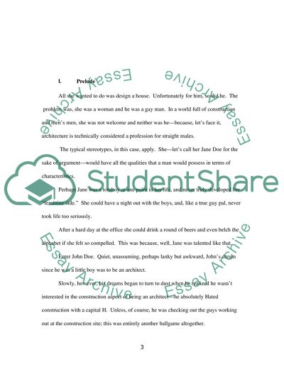 Genderism and Architecture