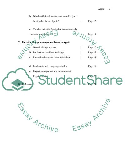 Integrated academic report-the innovation and change of Apple.Inc