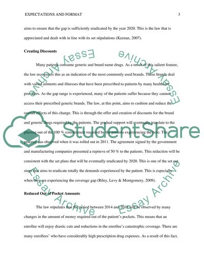 Healthcare Reform Law - Expectations and Format
