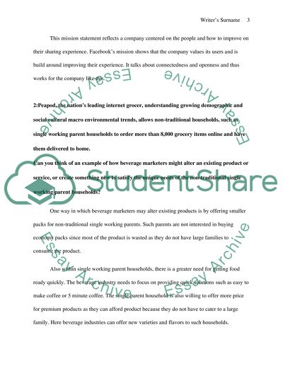 Apple iPad Marketing, Mission Statement of Coca-Cola