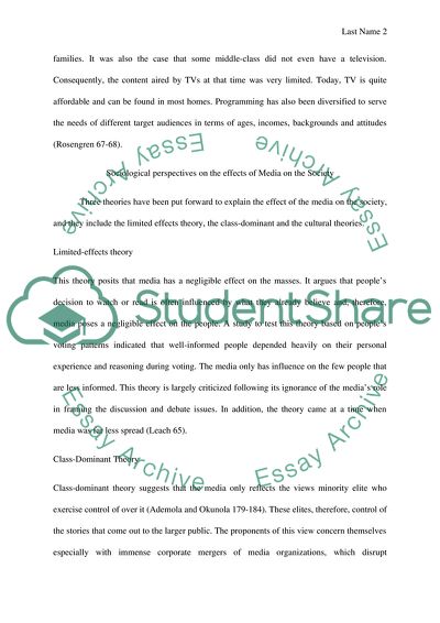 How Media Affects Society