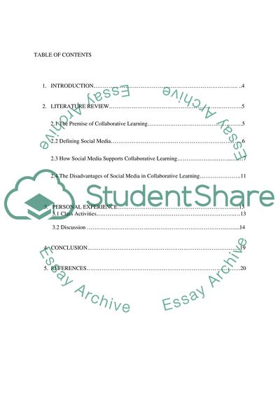 Social Media Applications for the Support of Collaborative and Community-Based Learning
