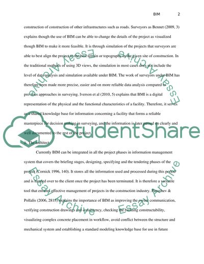 Integrated Building Information Modelling (BIM)