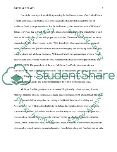 Medicare Fraud in the USA