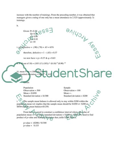 Business Statistics and Application Solutions