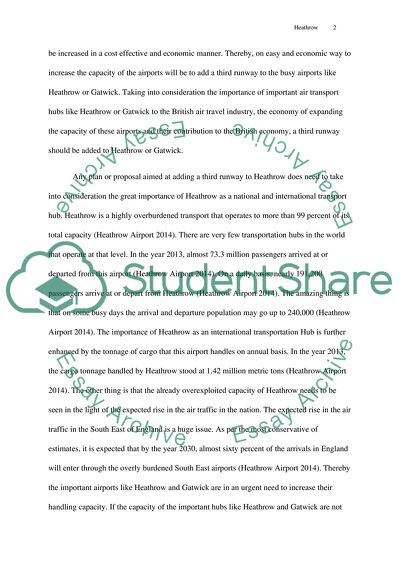Should Heathrow or Gatwick be Allowed to Build a Third Runway